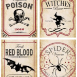 15 Best Printable Halloween Potion Labels Printablee