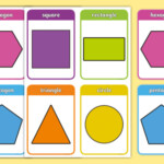 2D Shapes Flashcards For Preschoolers Teacher Made