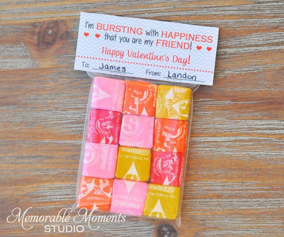 50 Off INSTANT DOWNLOAD Printable Starburst Candy Bag Labels Happy