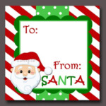 50 OFF SALE Santa Gift Tags Printable Instant Download