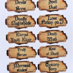 56 Mini Potion Labels For Mini Bottles Apothecary Crafting Etsy