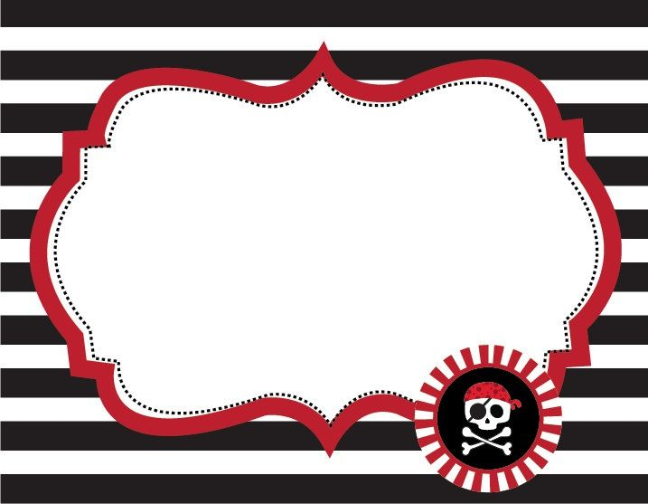 6 Images Of Free Printable Pirate Labels Pirate Theme Party Pirate 