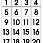 9 Best Images Of Printable Numbers From 1 30 Printable Small Black