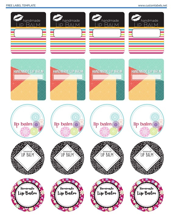 9 Cute Lip Balm Label Templates Kitty Baby Love