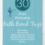 Adorable Free Printable Bath Bomb Labels From The Soap Guy In 2020