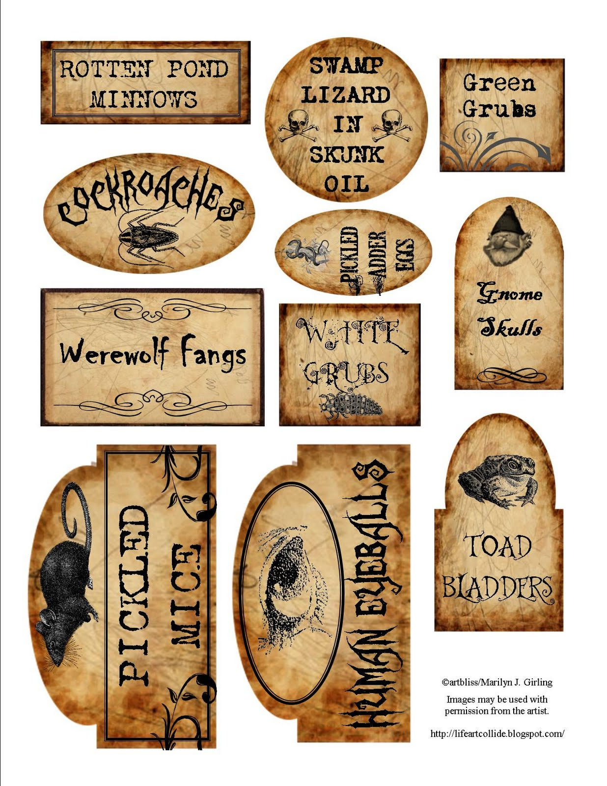 Apothecary Jar Labels For Download jpg Google Docs PinPoint