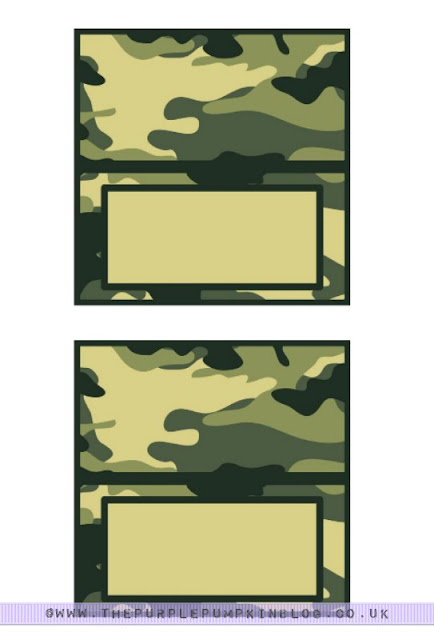 Army Party Camo Food Labels Free Printables The Purple Pumpkin Blog