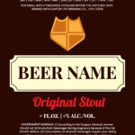Beer Label Templates Design Free Online SheetLabels