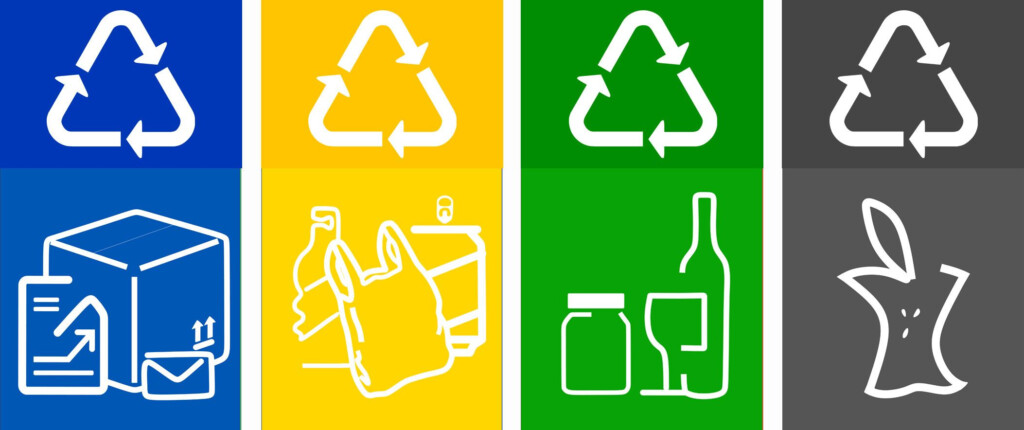 Bin Labels Recycling Recycling Bins