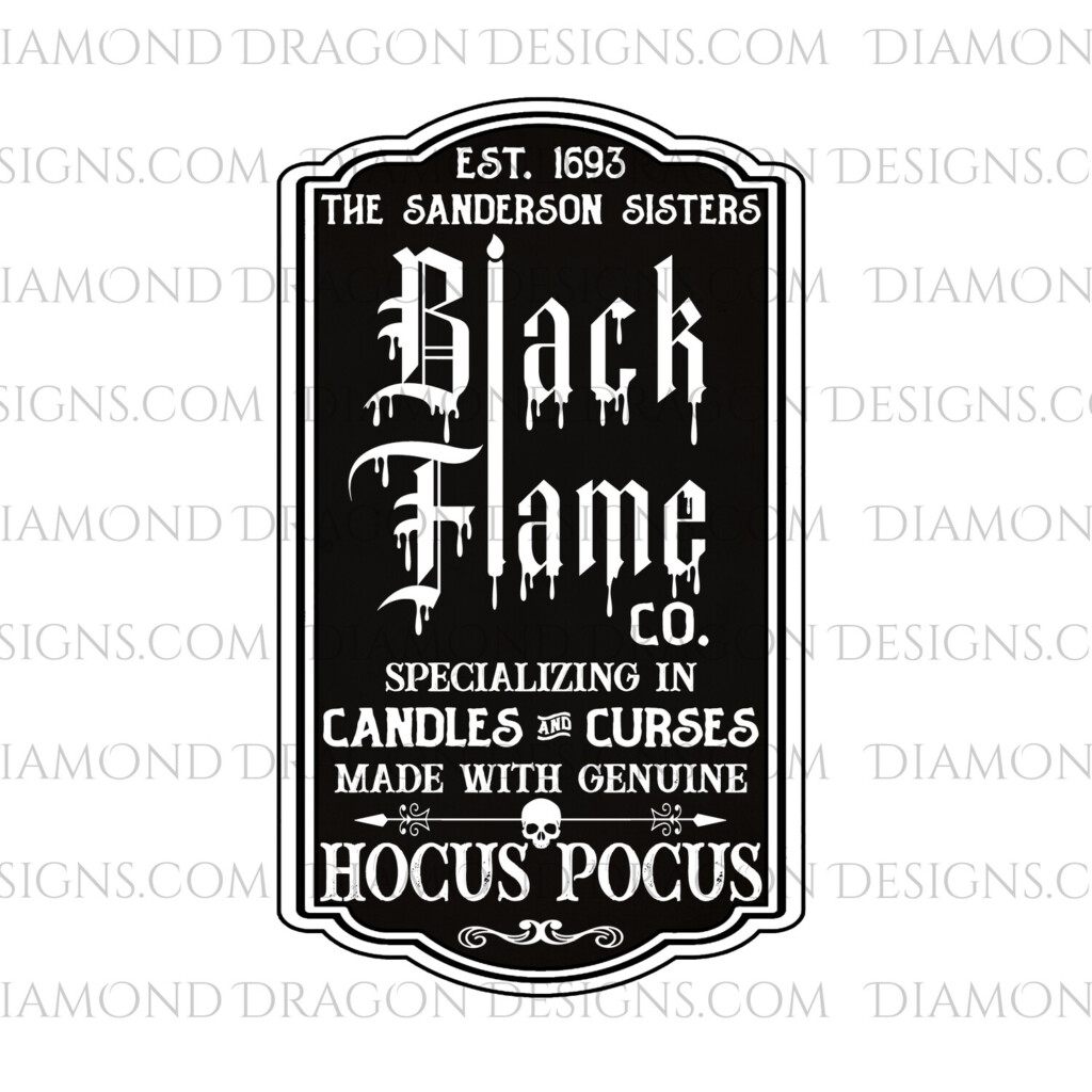 Black Flame Candle Printable Printable Word Searches