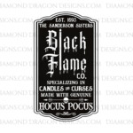 Black Flame Candle Printable Printable Word Searches