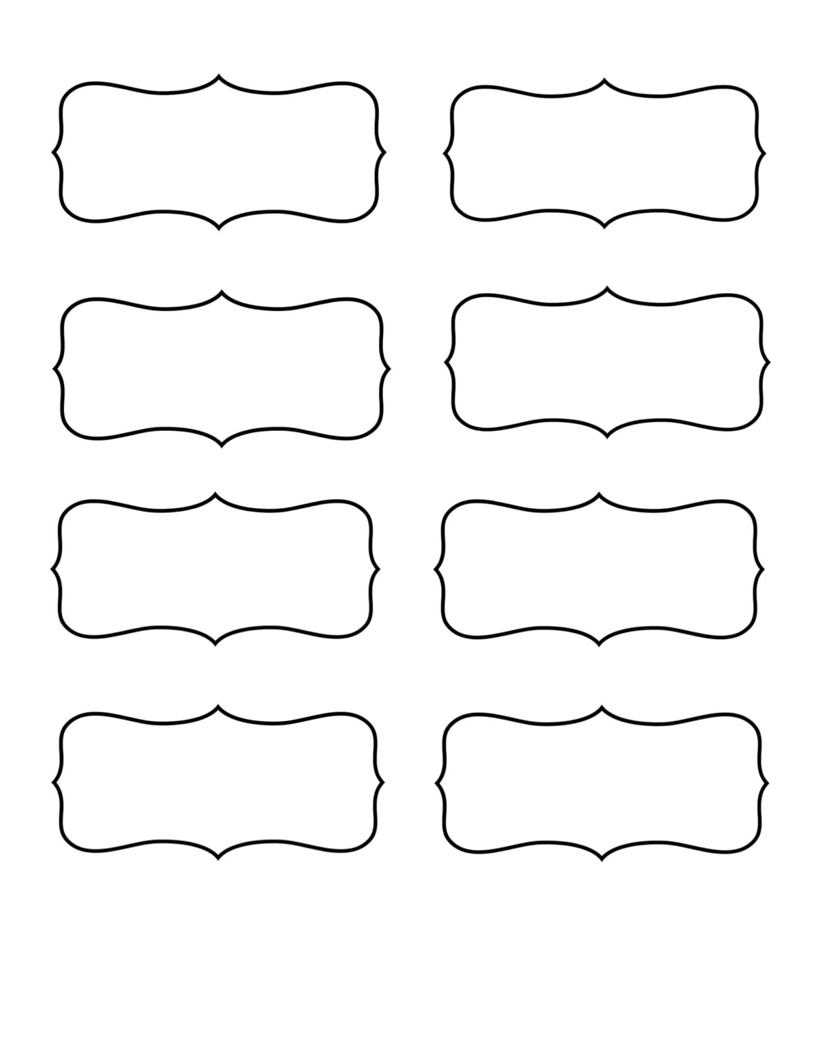 Blank Free Printable Labels - Label Printable