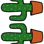 Cactus Printables pdf Shared Files Acrobat Cactus Clipart