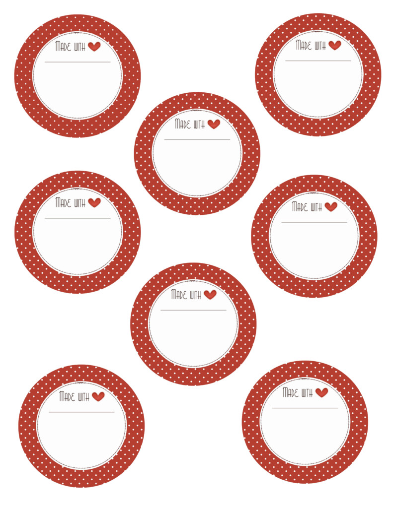 Canning Jar Labels Printable