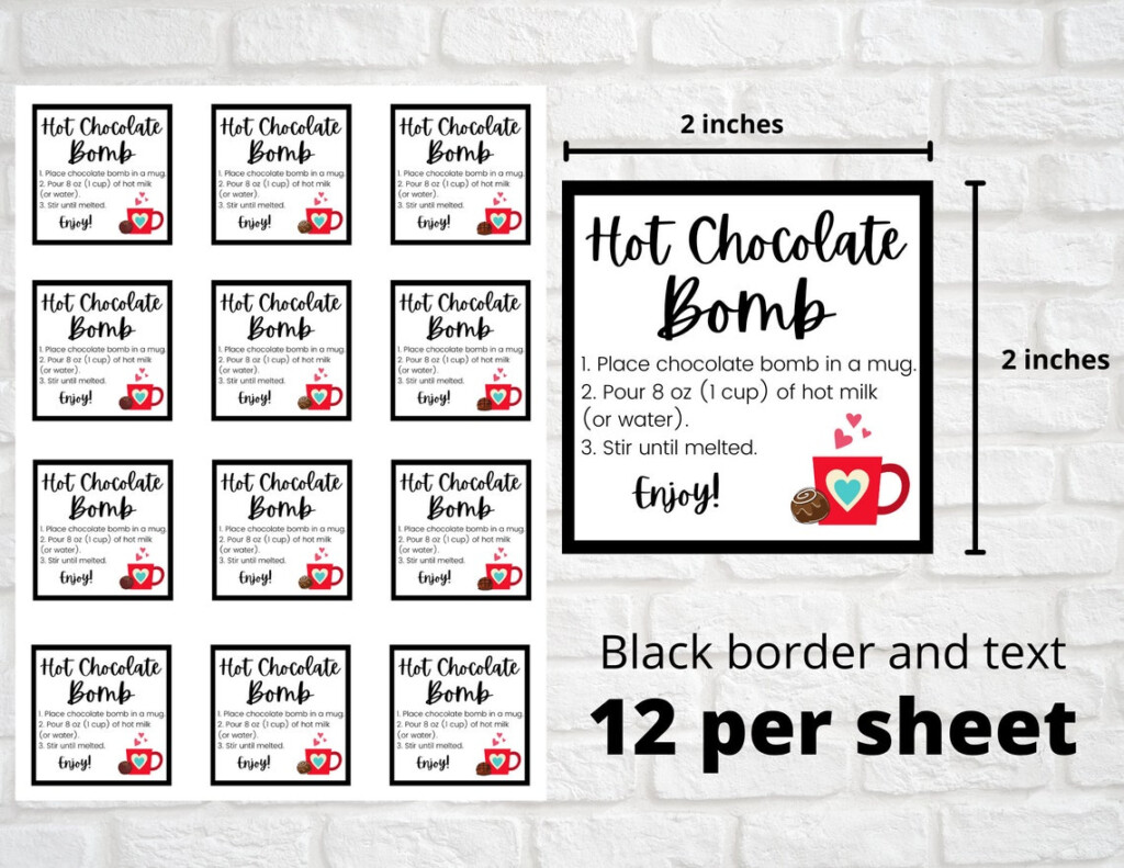 Chocolate Bomb Instructions Printable Printable Word Searches