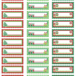 Christmas Labels Ready To Print In 2022 Return Address Labels