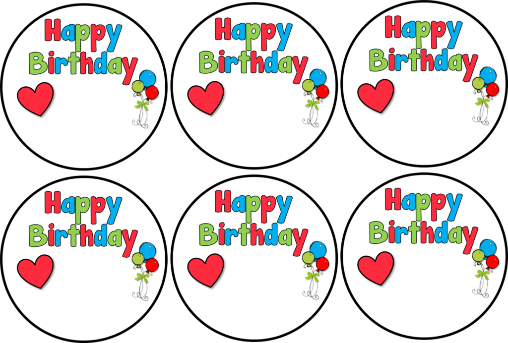 Classroom Freebies Too Happy Birthday Labels