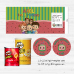 Cocomelon Pringles Label Cocomelon Digital Printable Pringles Etsy