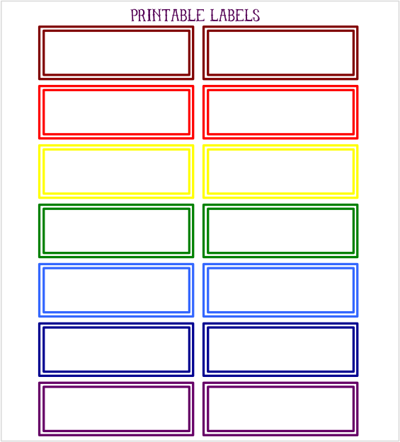 Color Coded Labels Labels Printables Free Printable Labels Labels 