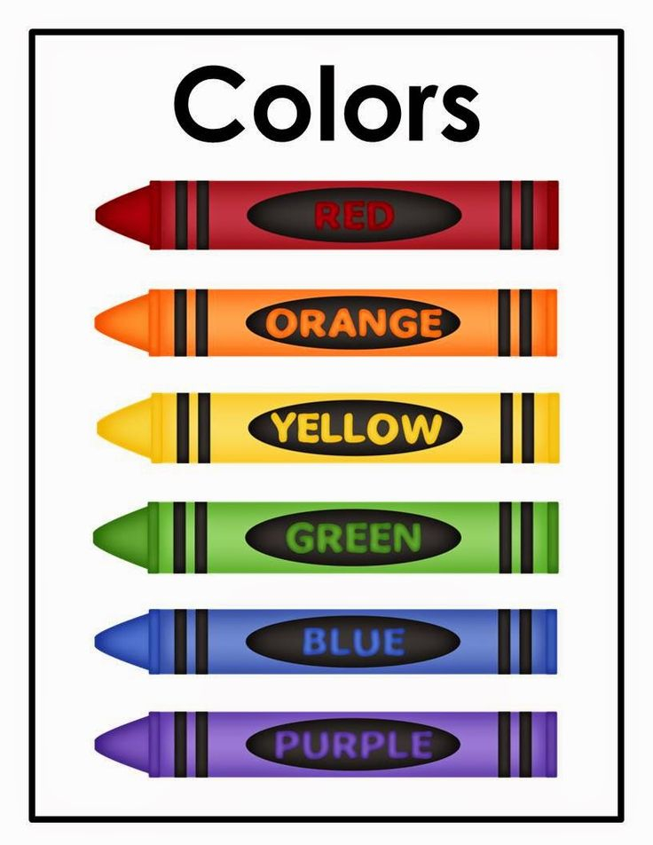 Color The Crayons A Color Identification Activity Kindergarten 