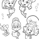 Coloring Pages Free Printable Bubble Guppies Coloring Pages