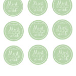 DIY Easy Mint Sugar Scrub Printable Labels