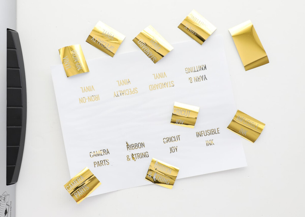 DIY Gold Foil Labels The Homes I Have Made