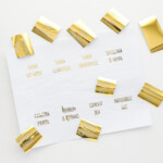 DIY Gold Foil Labels The Homes I Have Made