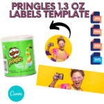 Diy Pringles Labels 1 3 Oz Pringles Labels Layered Template PNG PSD RAR