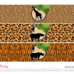 Download These Free Jungle Safari Printables Now Water Bottle Labels