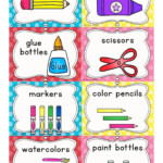 Editable Classroom Labels With Visuals For Little School Printable
