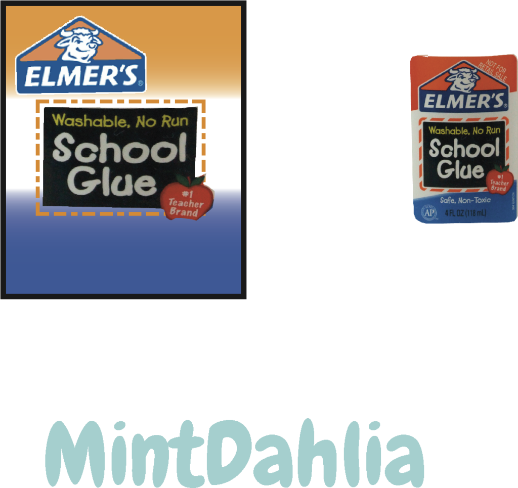 Elmer s Glue Template Elmer s Glue Clipart Large Size Png Image 