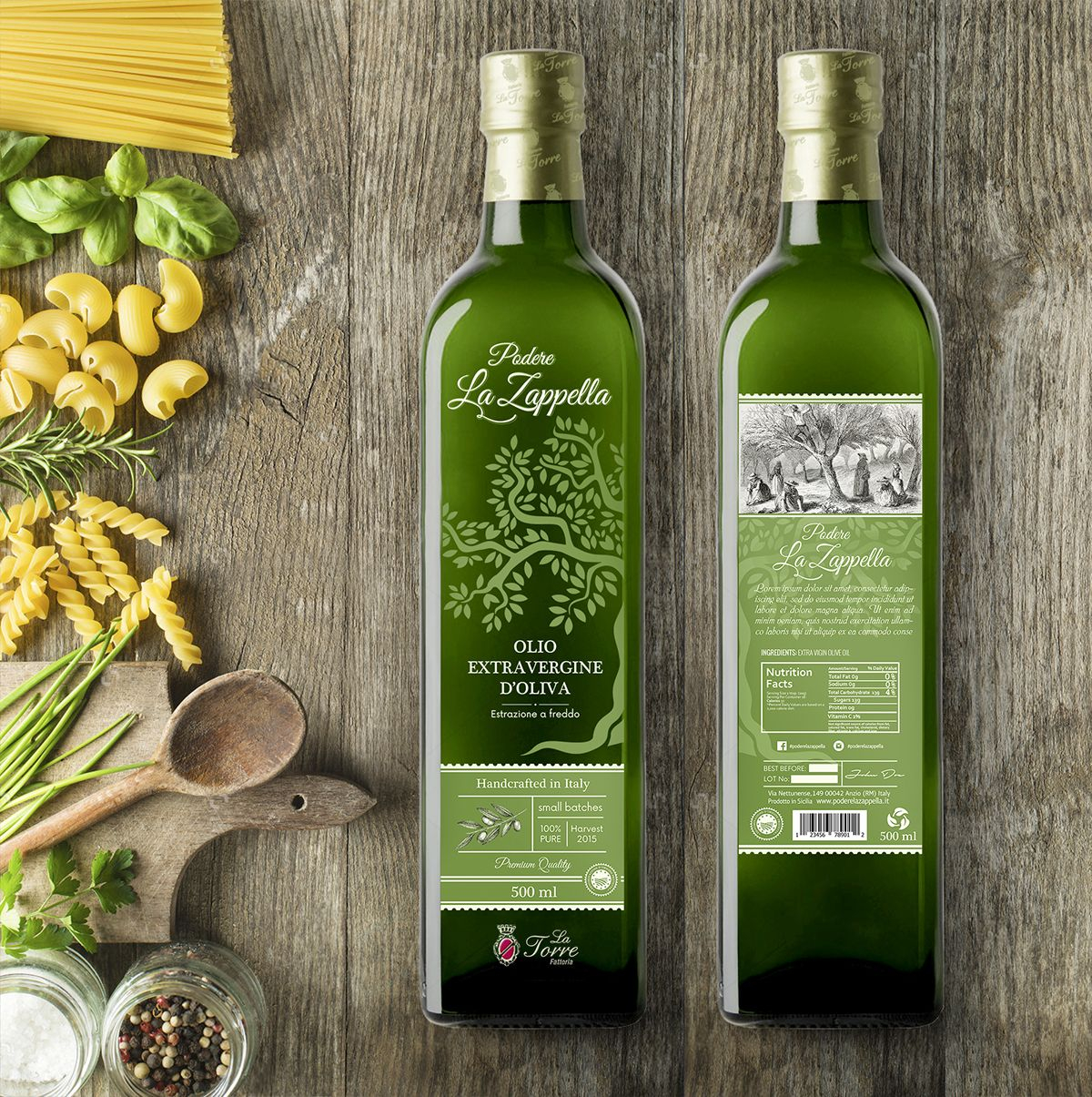 Extra Virgin Olive Oil Label On Behance Olive Oil Label Olive Oil 