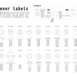 Fastener Labels V1 1 Tools Hardware Fasteners Create Yourself