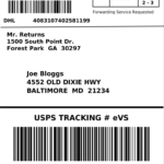 Fedex Label Template Word Creative Sample Templates