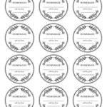 Floral homemade label wl350 Labels Printables Free Jam Jar Labels
