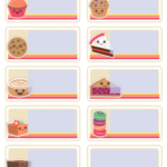 Free Cake Labels Printable Printable Templates