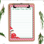 Free Elf On The Shelf Printable Letter FREE PRINTABLE TEMPLATES