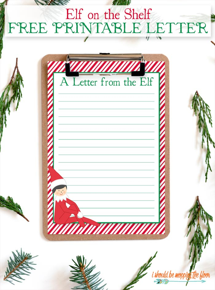 Free Elf On The Shelf Printable Letter FREE PRINTABLE TEMPLATES