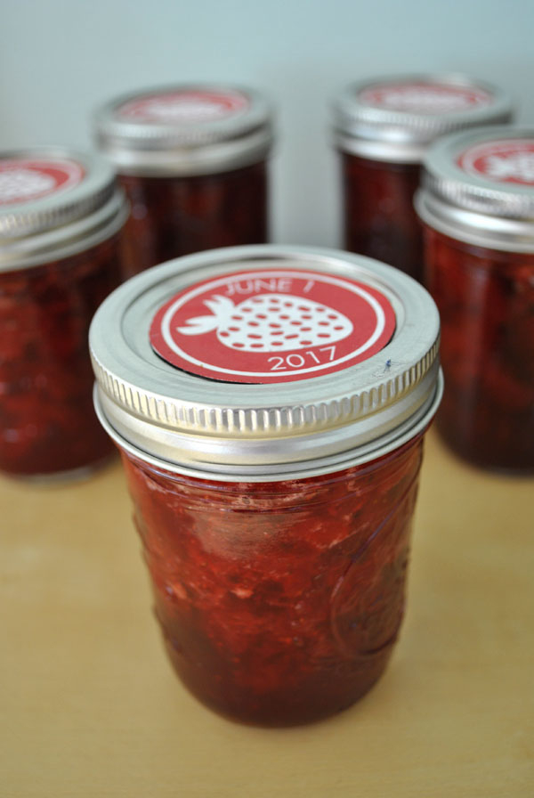 Free Labels For Home Made Strawberry Jam