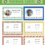 Free Personalized Kids School Labels Customize Online Print At Home