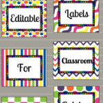 Free Printable And Editable Labels For Classroom Organization