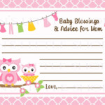 Free Printable Baby Advice Cards Free Printable