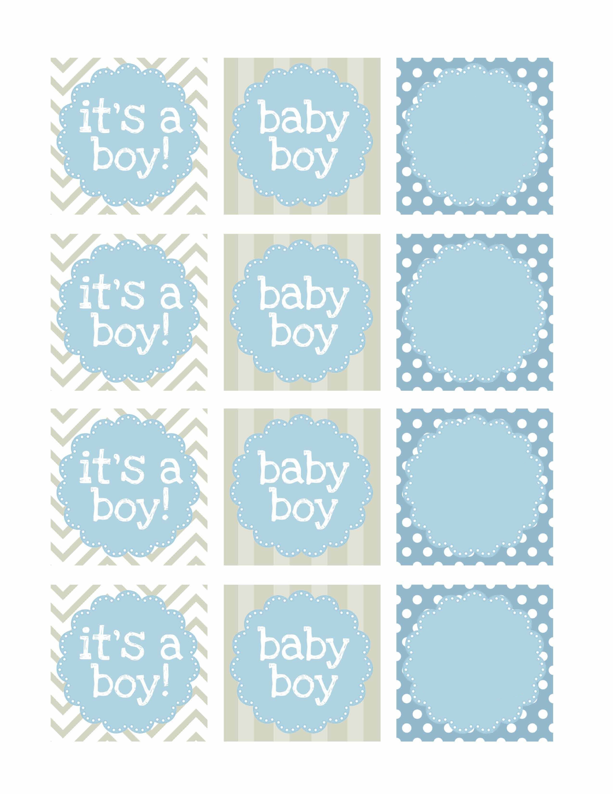 Free Printable Baby Shower Label Templates FREE PRINTABLE TEMPLATES