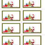 Free Printable Christmas Label Template FREE PRINTABLE TEMPLATES