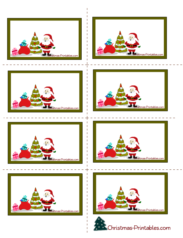 Free Printable Christmas Label Template FREE PRINTABLE TEMPLATES