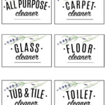 Free Printable Cleaning Labels Free Printable Cleaning Cleaning