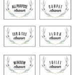 Free Printable Cleaning Labels Free Printable Cleaning Labels