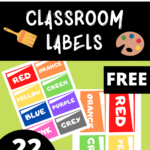 FREE Printable Color Labels For Classroom Organization Classroom