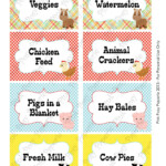 Free Printable Farm Party Food Labels FREE PRINTABLE